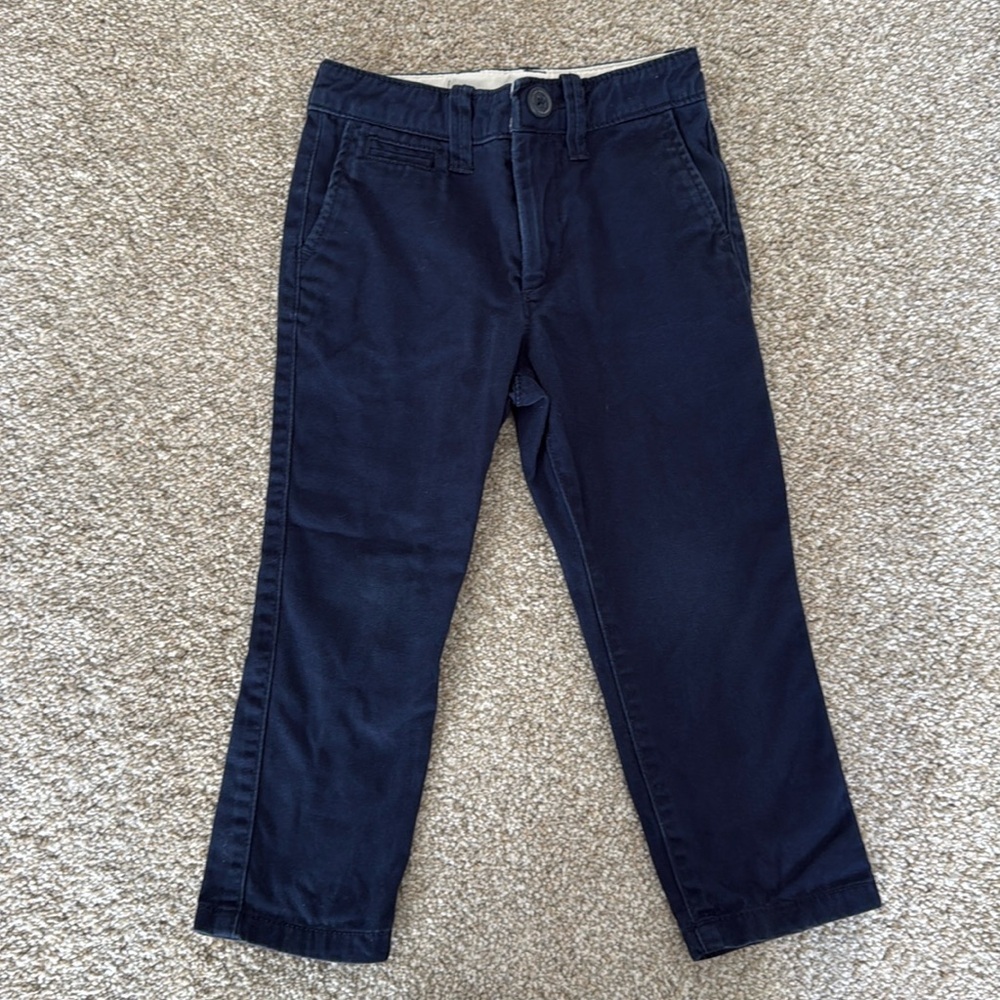 Gap Navy Blue Khaki School Pants - 3T